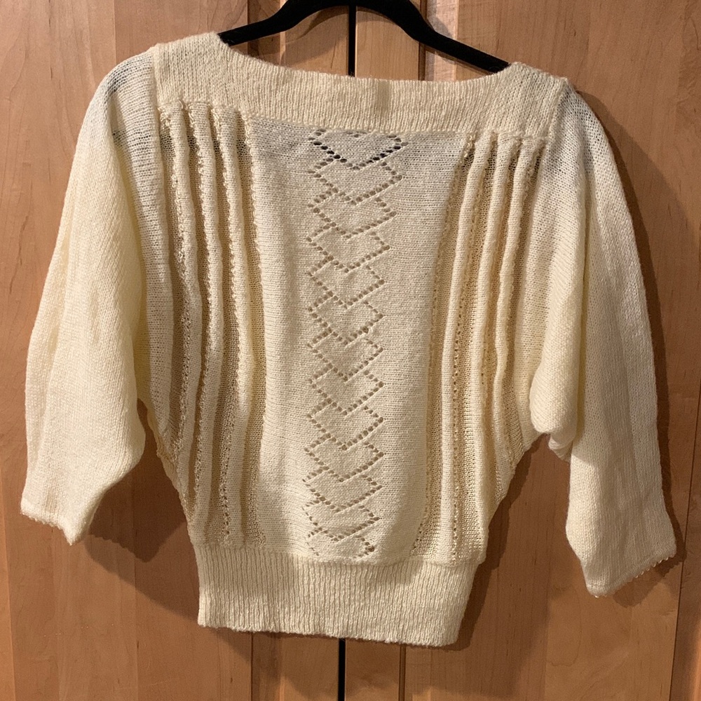 Vintage cream sweater